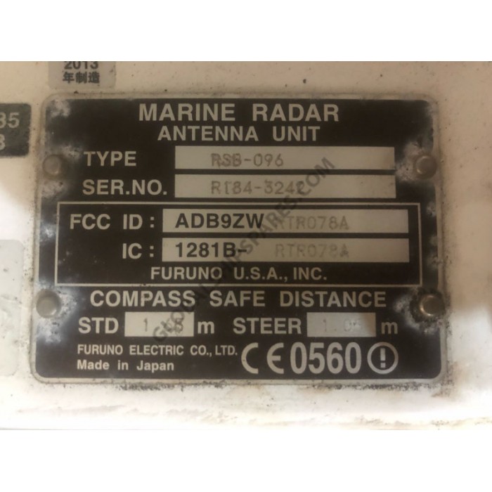 Furuno Marine Radar Antenna Unit 12kw Rsb096